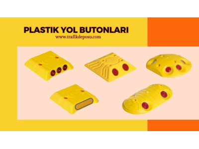 Plastik Yol Butonu