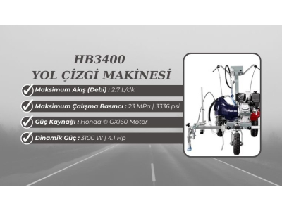 Standart HB3400 Yol Çizgi Makinesi